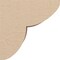 Ekena Millwork 6"W x 6"D x 6"H Wide Crestline Rough Cedar Woodgrain TimberThane Corbel, Primed Tan CORUR06X06X06CRERCPR - alternate 3